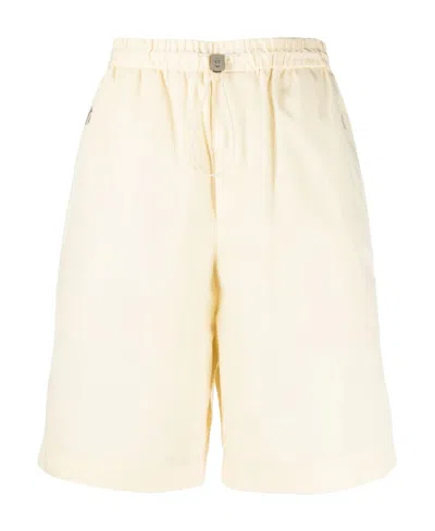 Jil Sander Drawstring-waistband Shorts In White