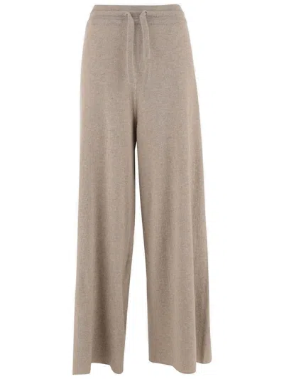 Jil Sander Cashmere Trousers In Beige