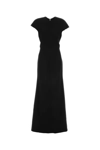 Jil Sander Virgin Wool Dress In Black