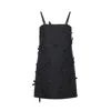 Jil Sander A-line Mini Dress Featuring Spaghetti Straps In Animal Print