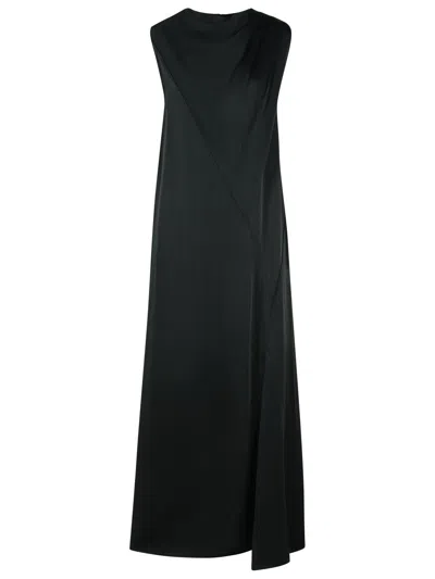 JIL SANDER JIL SANDER DRESS IN BLACK ACETATE BLEND WOMEN