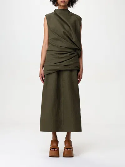 Jil Sander Dress  Woman Color Kaki