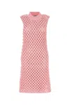 Jil Sander Abito In Crochet Rosa Donna In Pink