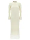 Jil Sander Dress With Petticoat Dresses White
