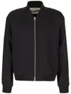 Jil Sander Drop-shoulder Bomber Jacket In Black