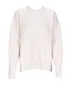 Jil Sander Drop-shoulder Crew-neck Jumper In White