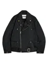 Jil Sander Duchess Zip-up Jacket In Black