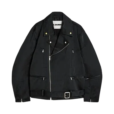 Pre-owned Jil Sander Duchesse Biker Jacket 'black' | Men's Size 54