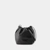 Jil Sander Women's Dumpling Drawstring Shoulder Bag In Black