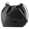 Jil Sander Women's Dumpling Drawstring Shoulder Bag In Black