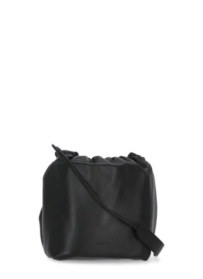 Jil Sander Dumpling Shoulder Bag In Black
