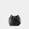 Jil Sander Women's Dumpling Drawstring Shoulder Bag In Black