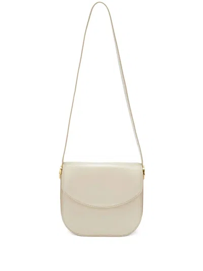 Jil Sander Dune Coin Medium Bag In White