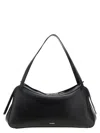 Jil Sander Shoulder Bag With Double Handles And Smooth Finish In Black