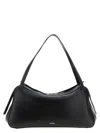 Jil Sander Shoulder Bag With Double Handles And Smooth Finish In Black