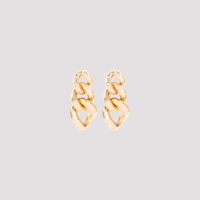 Jil Sander Dw5 Earrings Unica In  Gold