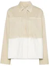 Jil Sander Dye-effect Jacket In Neutrals