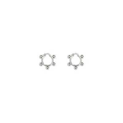 Jil Sander Earrings 1338 In Silver