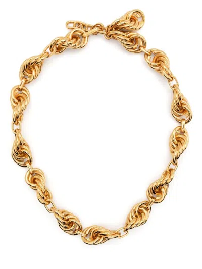 Jil Sander Eco-friendly Metallic Brass Necklace For Women In Silver