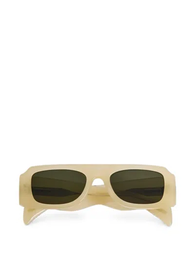 Jil Sander Edition 4 Rectangle-frame Sunglasses In Neutral