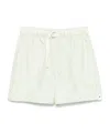 Jil Sander Elastic Shorts In White