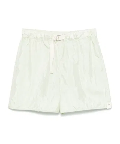 Jil Sander Elastic Shorts In White