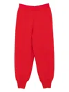 Jil Sander Elasticated Track Pants In Red