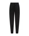 Jil Sander Elasticated Cotton Track-pants In Black