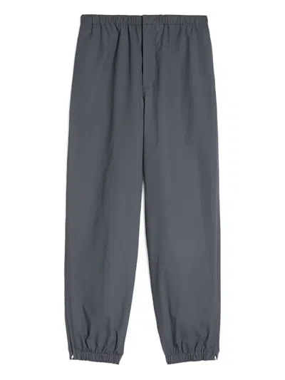 Jil Sander Elasticated-hem Trousers In Blue
