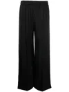 Jil Sander Elasticated Straight-leg Trousers In Schwarz