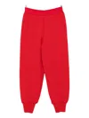 Jil Sander Elasticated Track Pants In Red