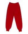 Jil Sander Elasticated Track Pants In Red