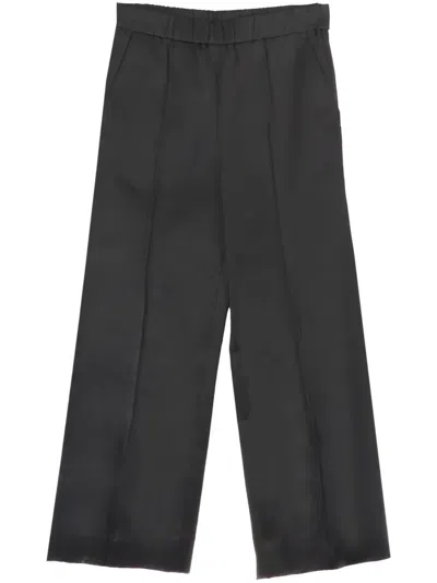 Jil Sander Elasticated-waist Trousers In Black