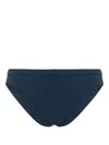 Jil Sander Elasticated-waistband Bikini Bottom In Blau