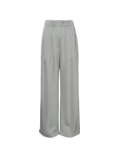 Jil Sander Elasticated-waistband Palazzo Pants In Gray
