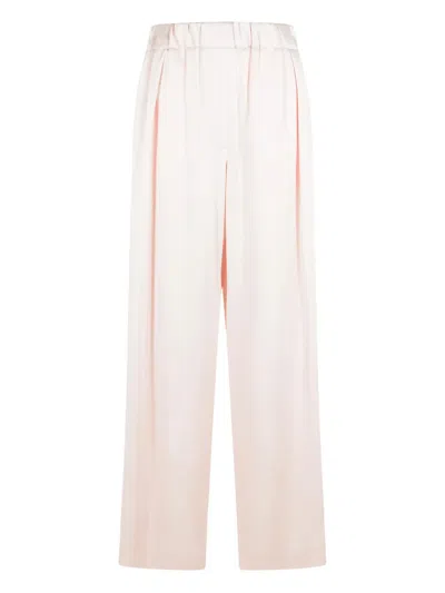 Jil Sander Elasticated-waistband Trousers In Pink