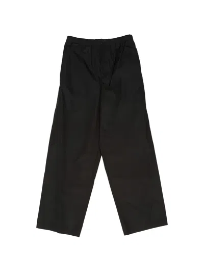 Jil Sander Elasticated-waistband Trousers In Black