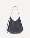 Jil Sander Crescent-shaped Shoulder Bag With Adjustable Strap In Black