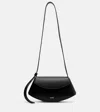 Jil Sander Eldorado Small Leather Crossbody Bag In Black