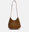Jil Sander Eldorado Small Leather Shoulder Bag In Brown
