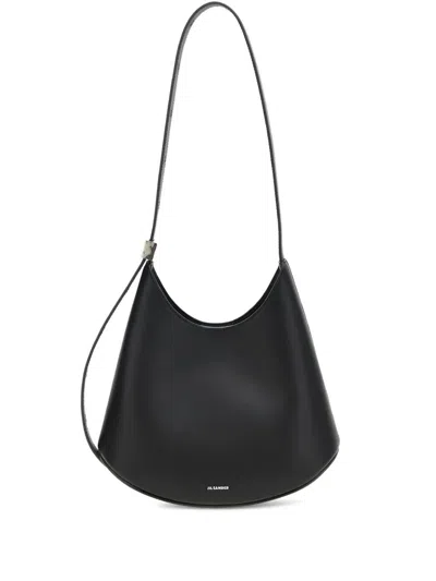 Jil Sander Eldorado Small Shoulder Bag In Black