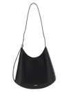 Jil Sander Small Eldorado Studded Shoulder Bag In Black