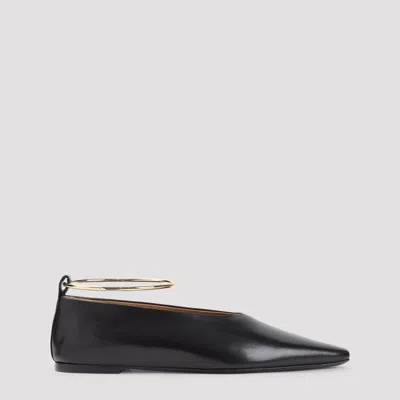 Jil Sander Elegant Ballerina Flats In Black