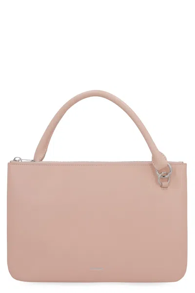 Jil Sander Leather Handbag In Pink