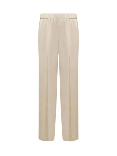 Jil Sander Elegant Trousers For A Chic Fall Look In Neutral