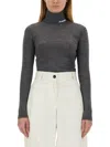 Jil Sander Elegant Turtleneck T-shirt In White