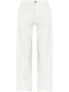 Jil Sander Mid-rise Tapered Jeans In White