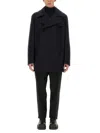 Jil Sander "caban" Jacket In Navy