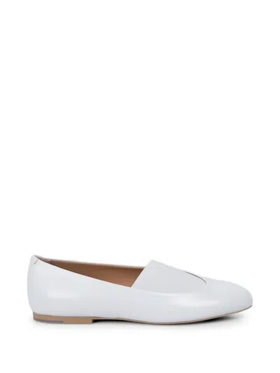 Jil Sander Elyss Ballerina Shoes In White