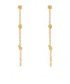 Jil Sander Chain Knot-detail Drop Earrings In Gold